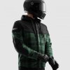 KOSZULA MOTOCYKLOWA REBELHORN SHIFTER BLACK GREEN XL
